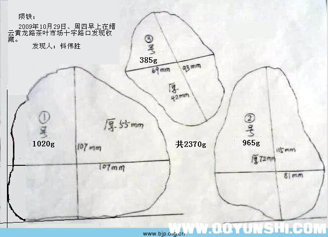 杜桥陨石参数图